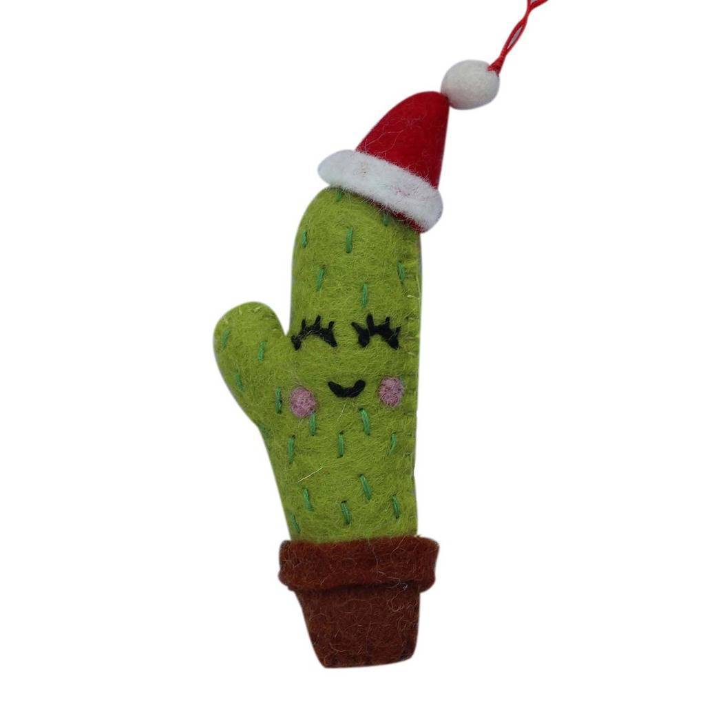 Santa Cactus Christmas Tree Ornament - Welljourn