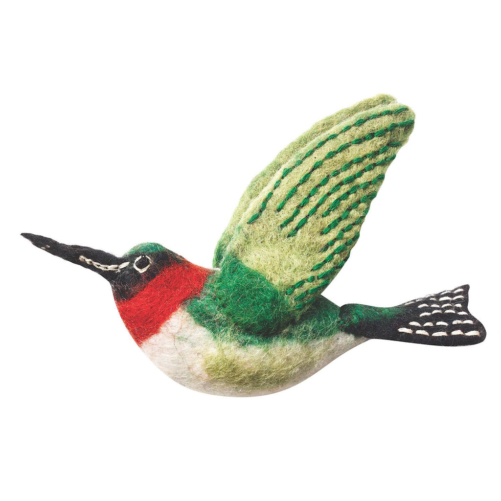 Hummingbird Ornament | Felt Fair Trade - Welljourn