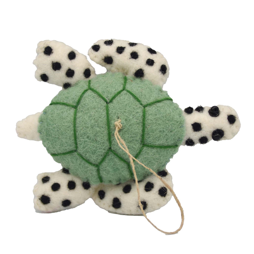 Spotted Tortoise Felt Ornament - Welljourn