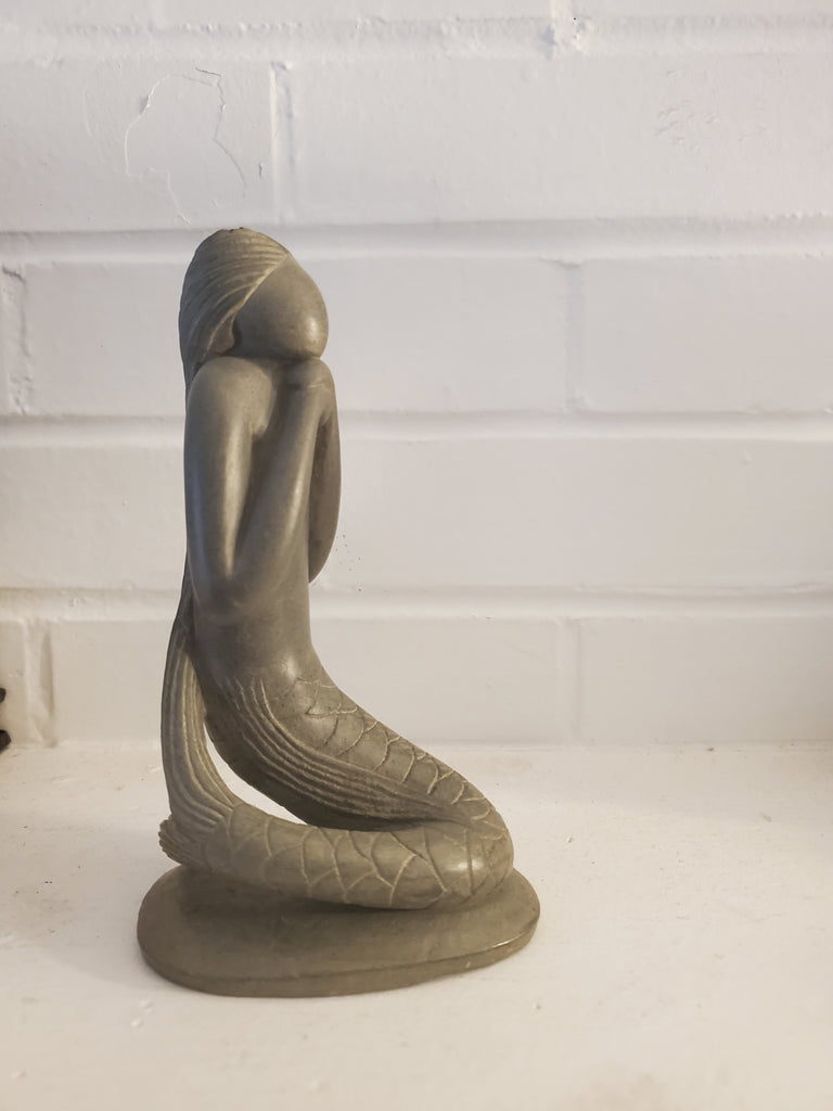 Soapstone Mermaid Figurines - Welljourn