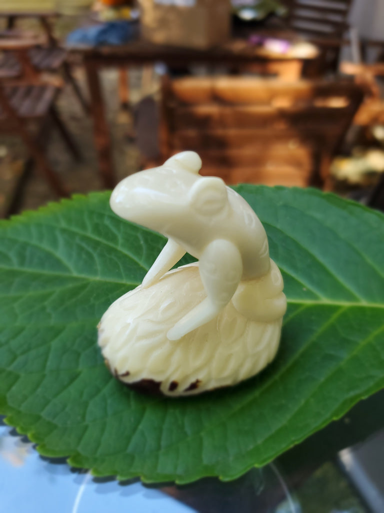 Frog Tagua Nut Figurine - Welljourn