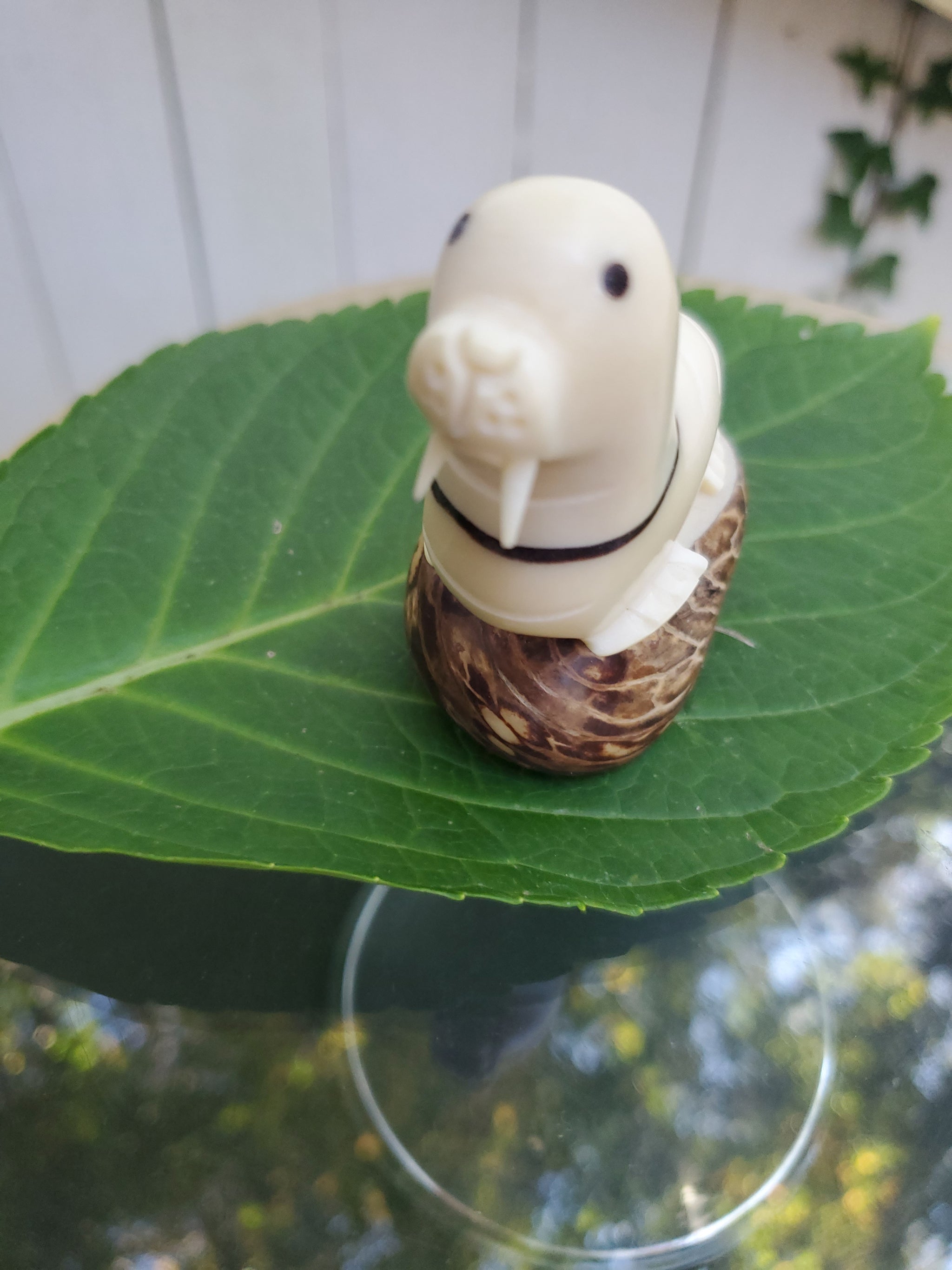 Walrus Tagua Figurine | Tagua Figurine – Welljourn