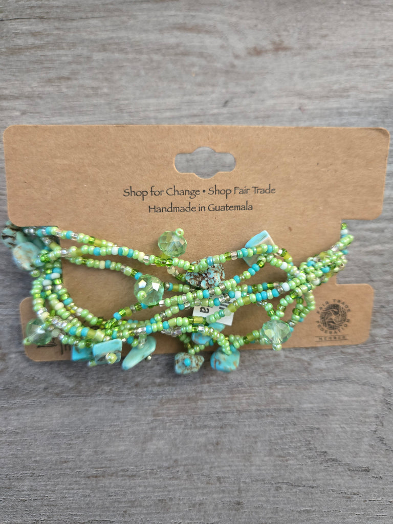 Seafoam Green | Chunky Bead Bracelet - Welljourn