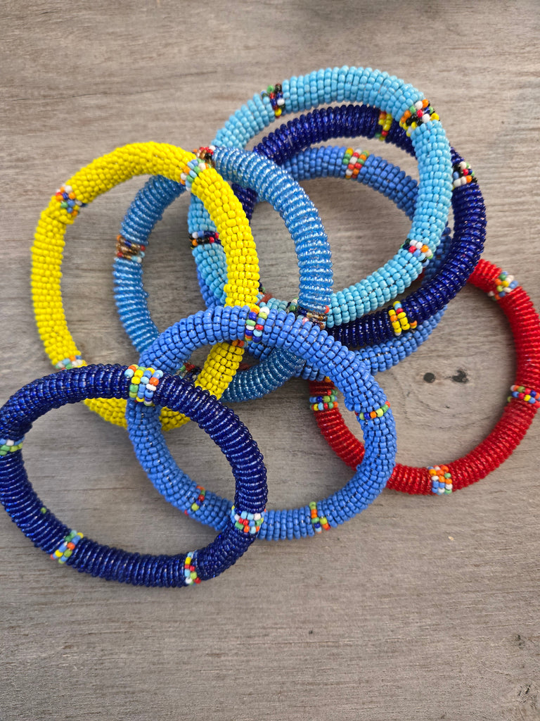 Maasai bead bangles - Welljourn