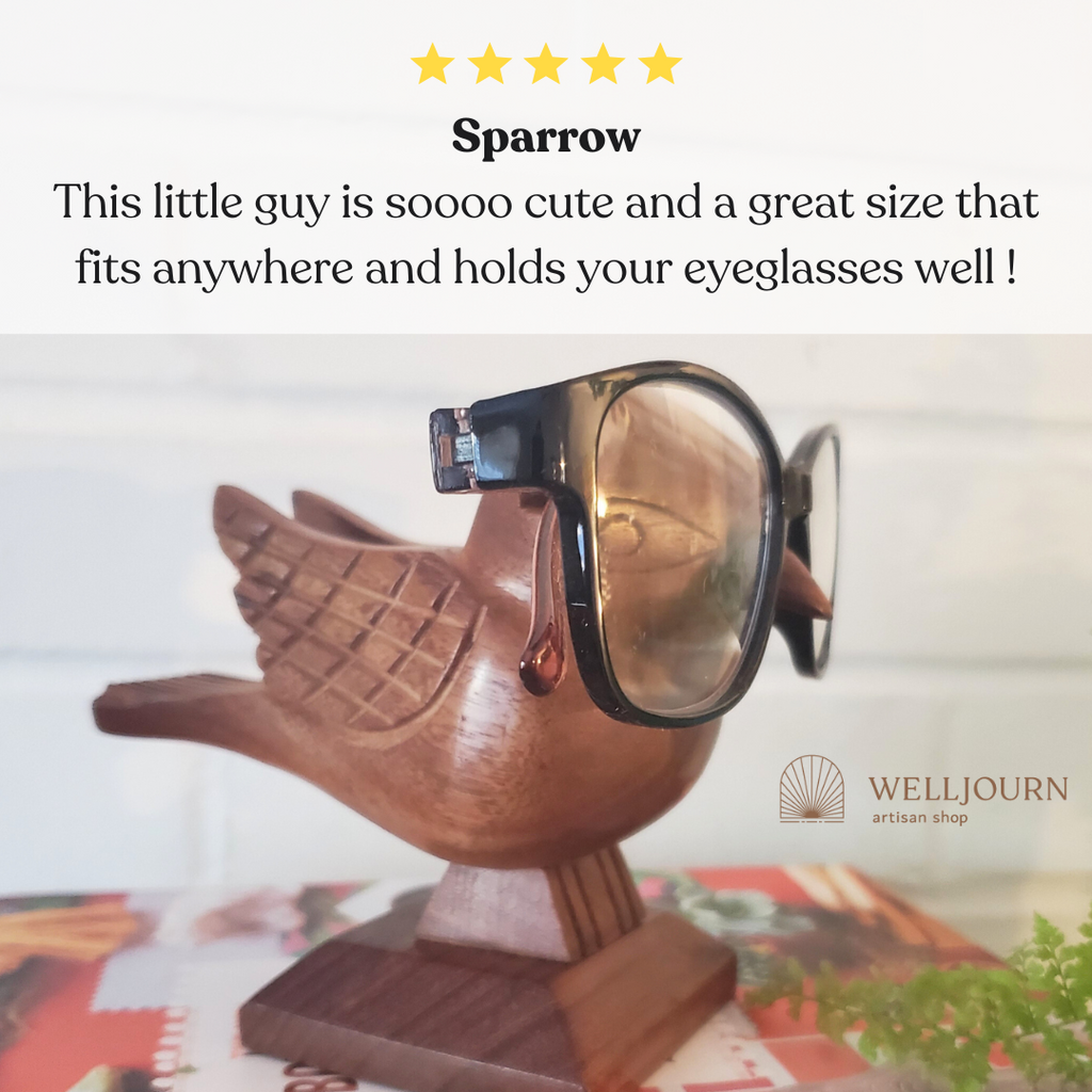 Sparrow Eye Glass Holder - Welljourn