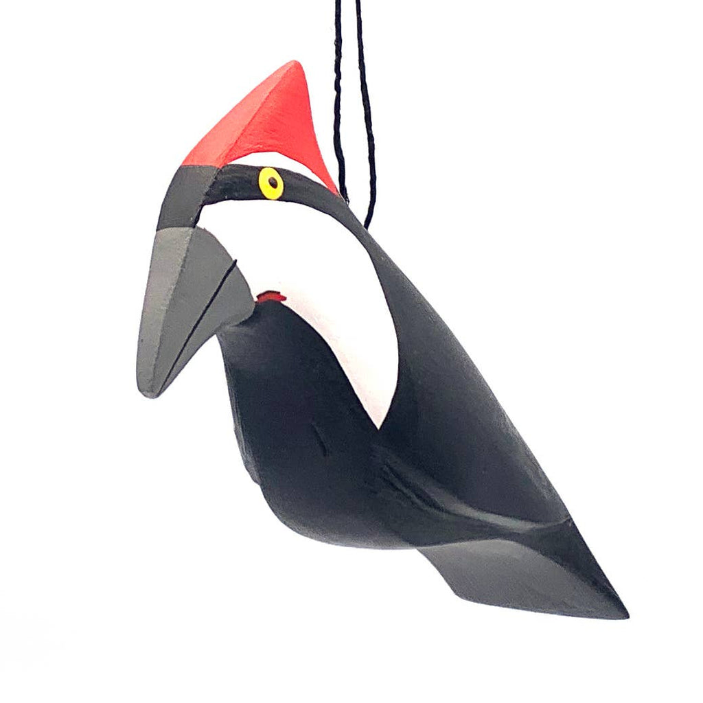 Pileated Woodpecker Balsa Ornament - Welljourn