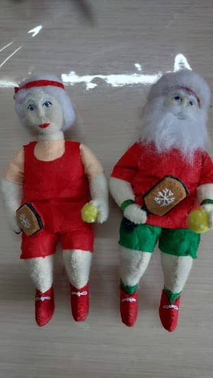 Pickleball Santa Clause Ornament - Welljourn