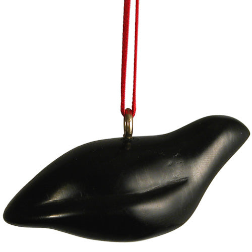 Bird Black Coal Ornament - Welljourn