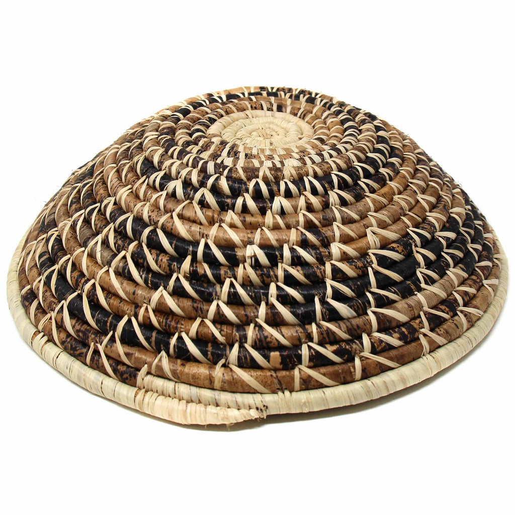 Woven Sisal Basket | Wheat Stalk Pattern | Artisan made in Kenya - Welljourn