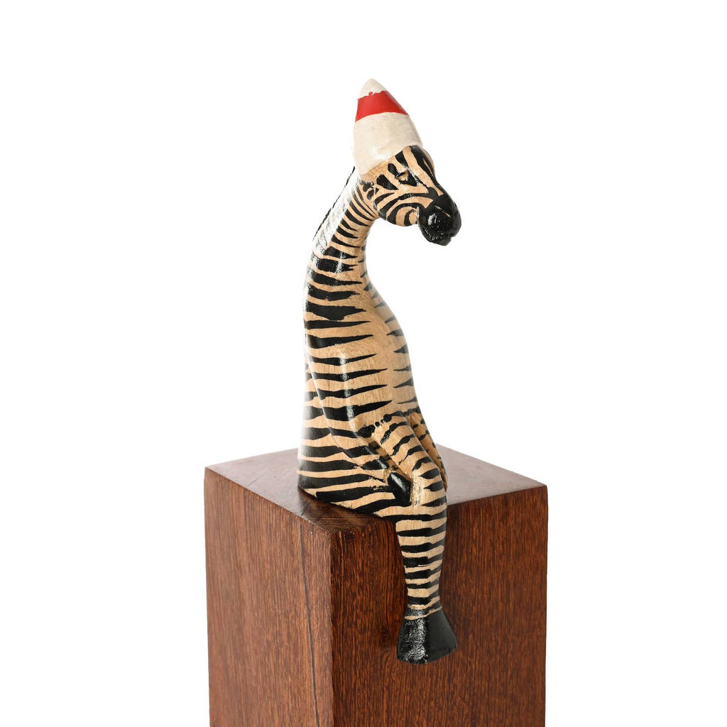 Holiday Zebra Shelf Sitter -LIMITED EDITION! - Welljourn