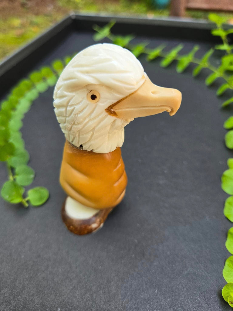 Eagle Tagua Carving - Welljourn