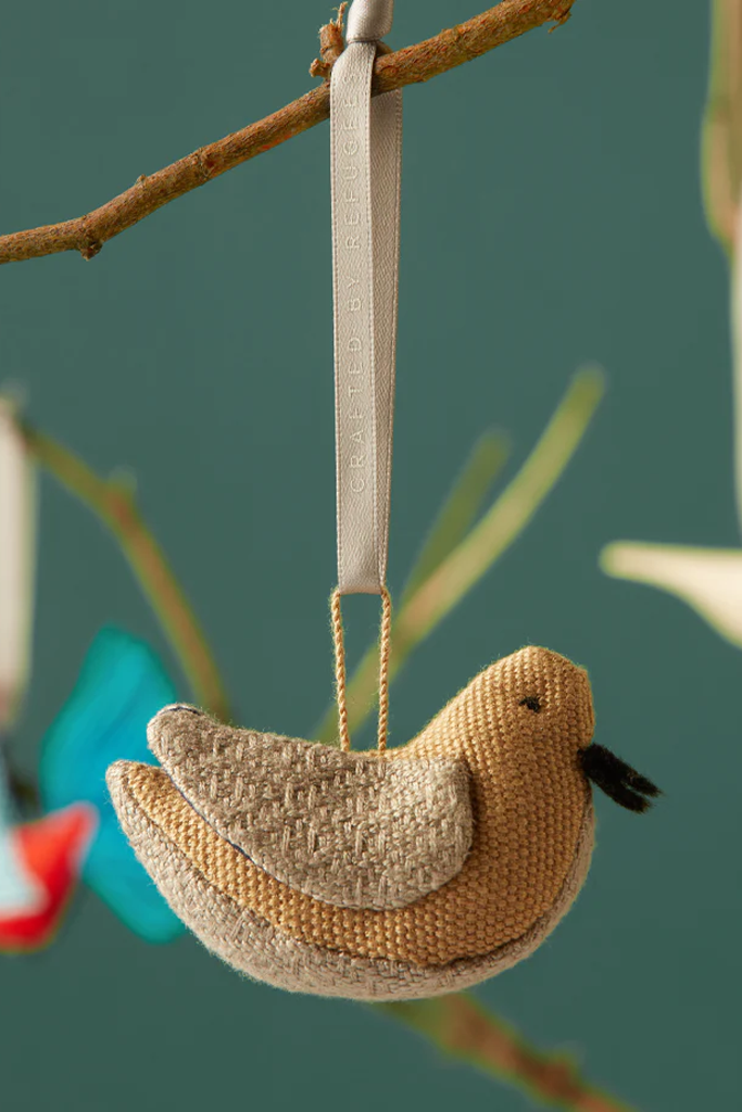 Charming Songbird Ornament  | Made51 Refugees Collection - Welljourn