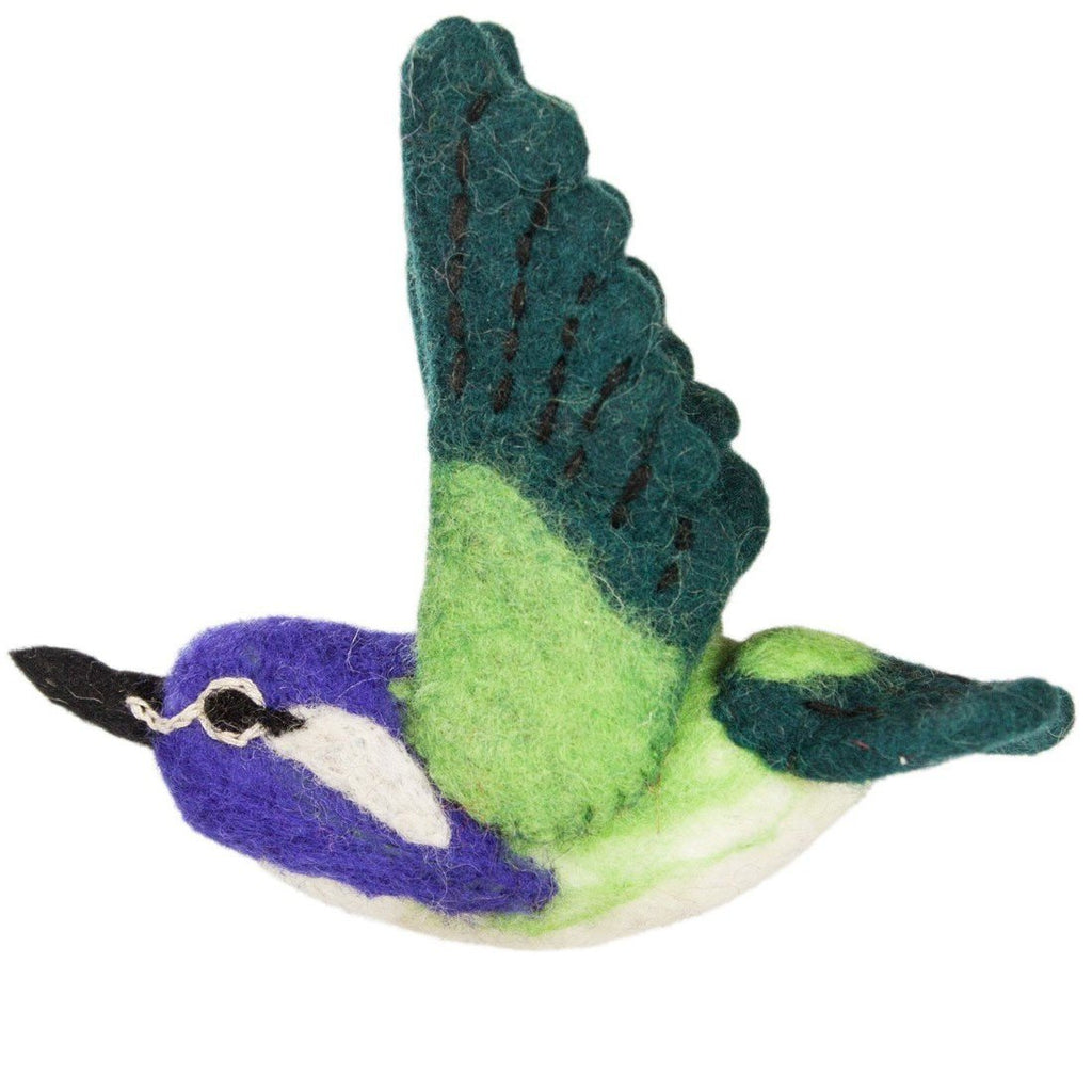 Costa Hummingbird | Felt Christmas Tree Ornament - Welljourn