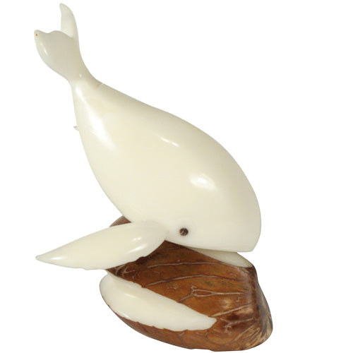 Diving Whale  | Tagua Figurine - Welljourn