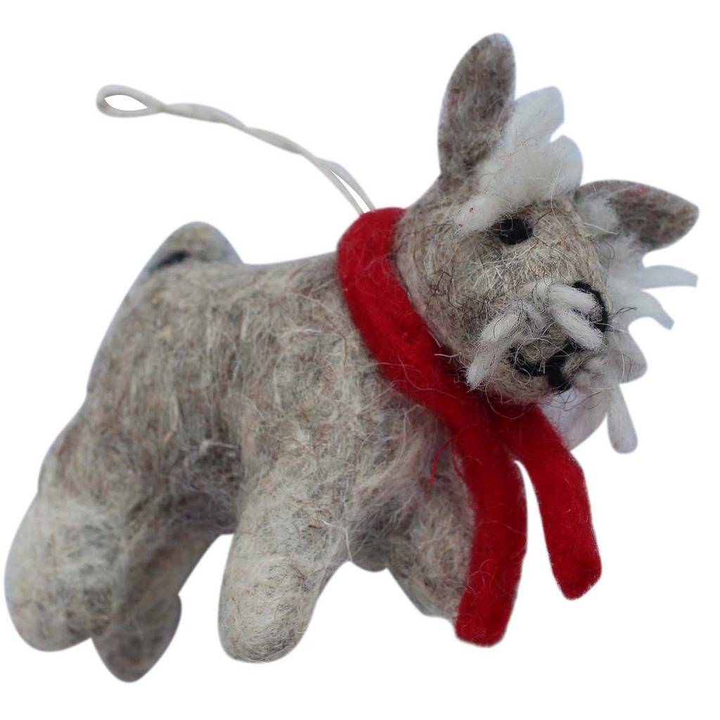 Terrier Felt Ornament - Welljourn