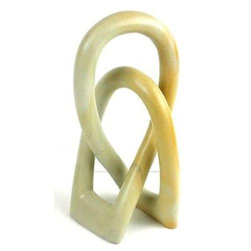 Natural Soapstone 8-inch Lover's Knot - Smolart - Welljourn