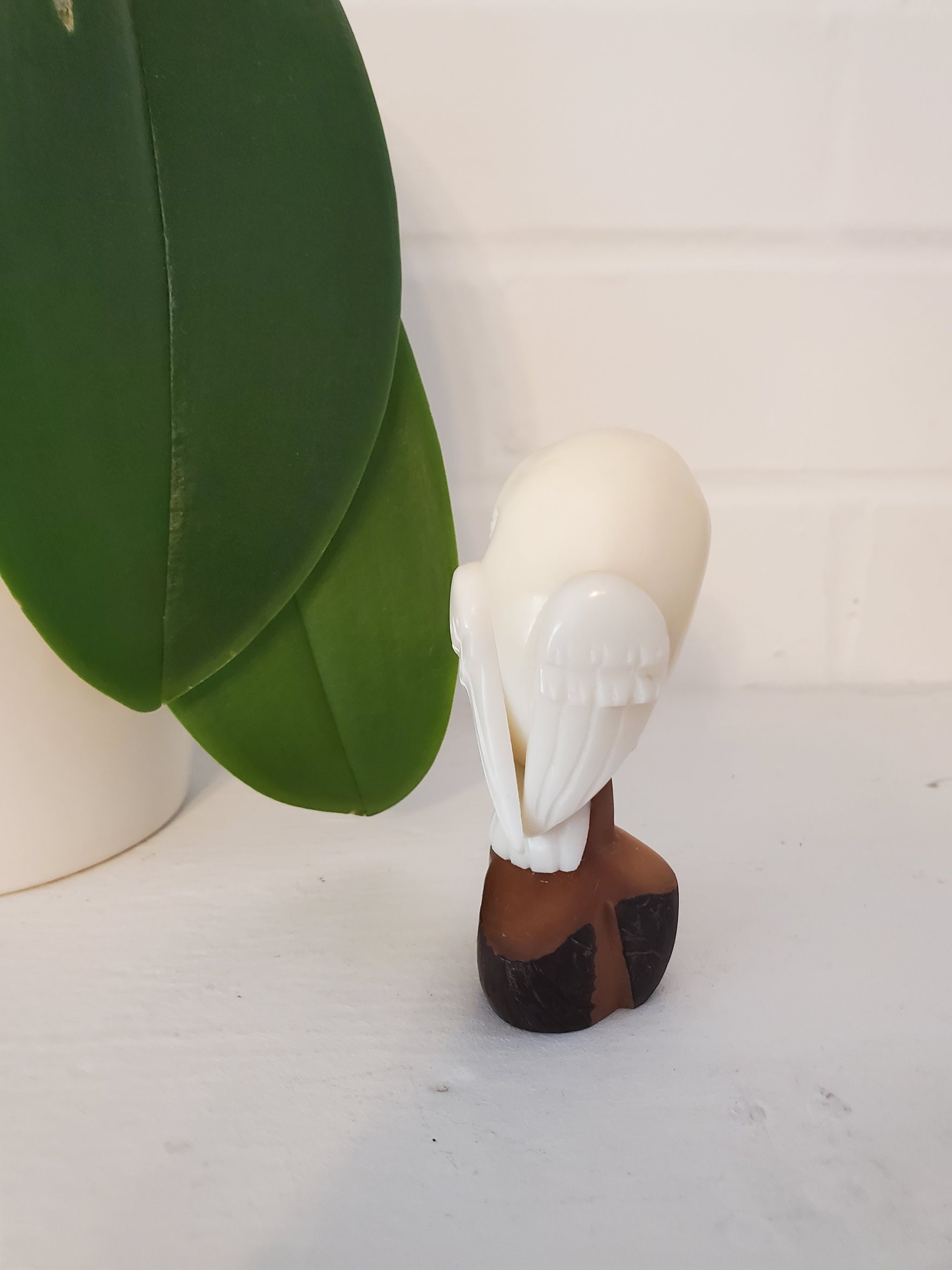 Snowy Owl Tagua Nut Figurine from Ecuador – Welljourn