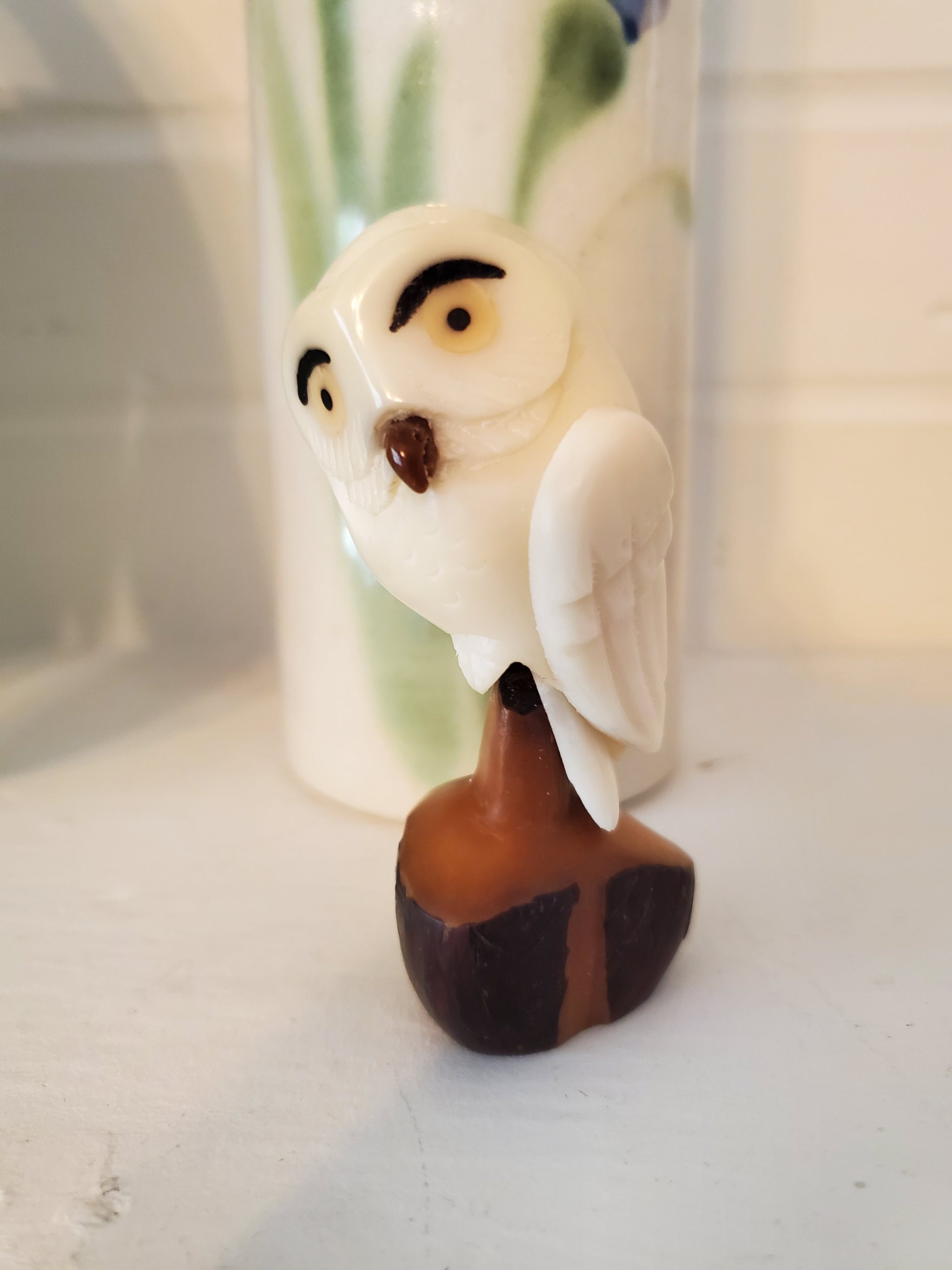 Hotsell Carved tree nut owl