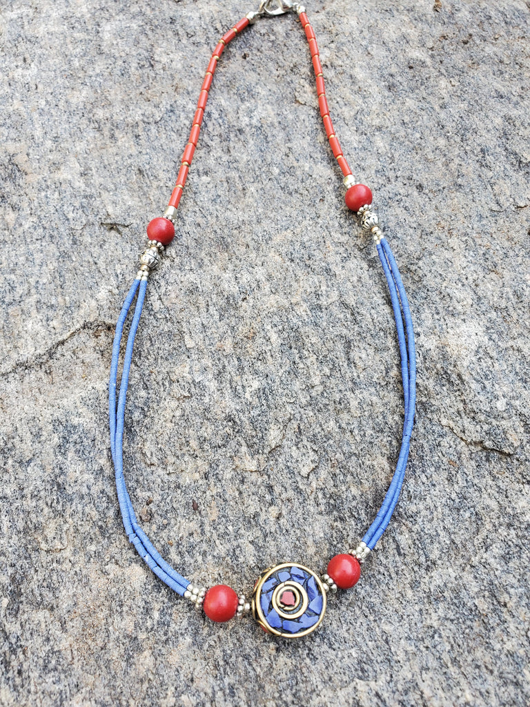 Jomsom Tibetan Choker Necklace - Welljourn