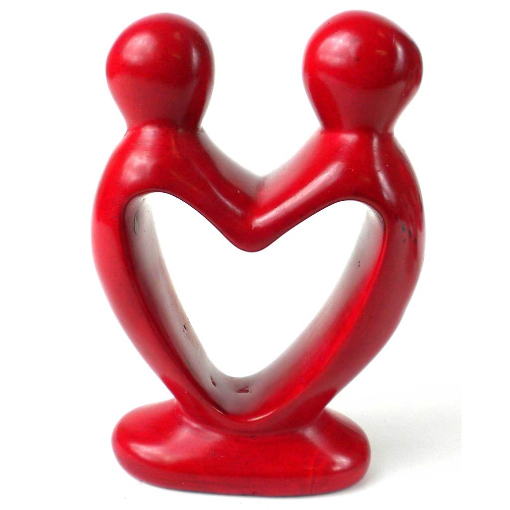 Marine Invitere krig Handcrafted 8-inch Soapstone Connected Hearts Sculpture in White Handmade  and Fair Trade – Welljourn