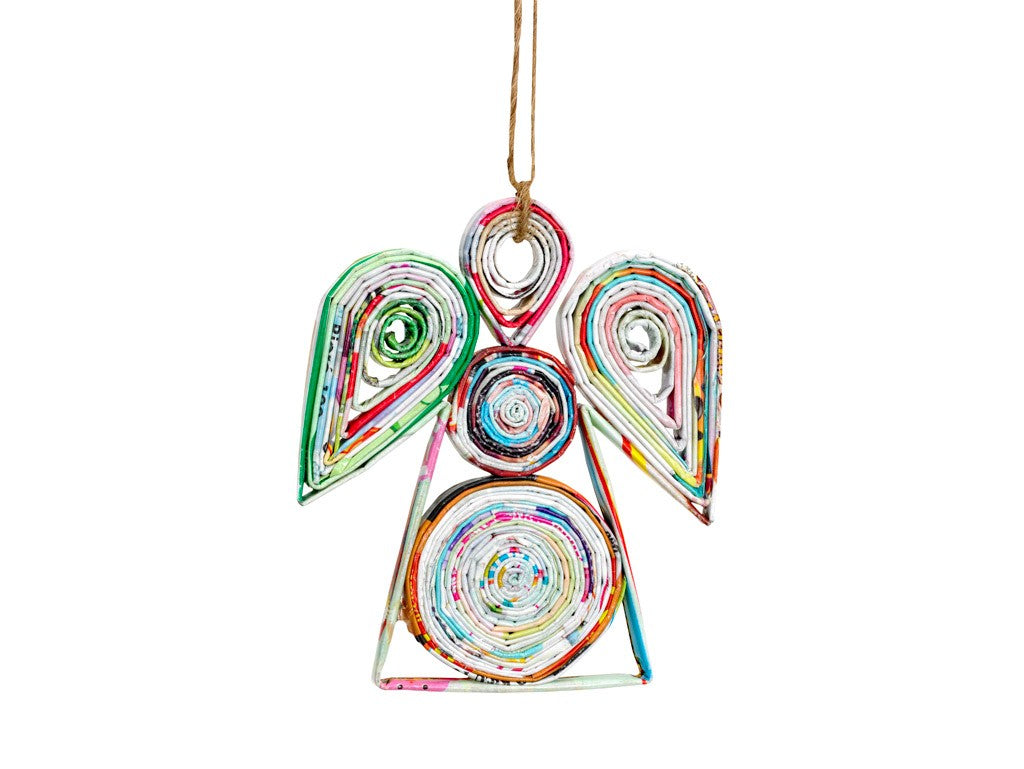 Angel Ornament | Made from Recycled Paper - Welljourn