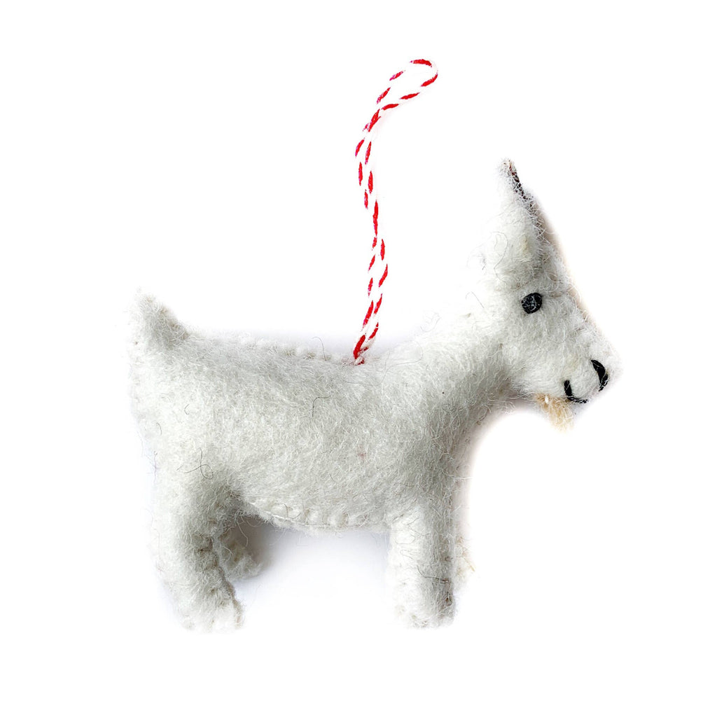 Goat Felt Wool Christmas Ornament - Welljourn