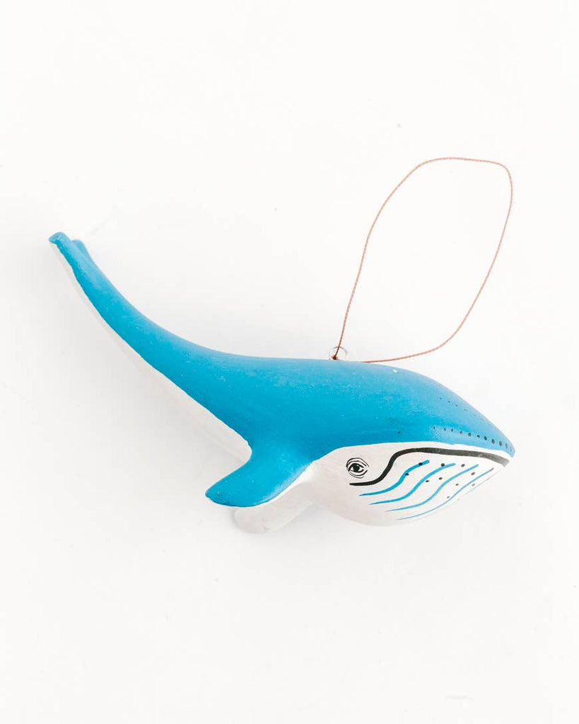 Hand-carved Whale Ornament - Welljourn