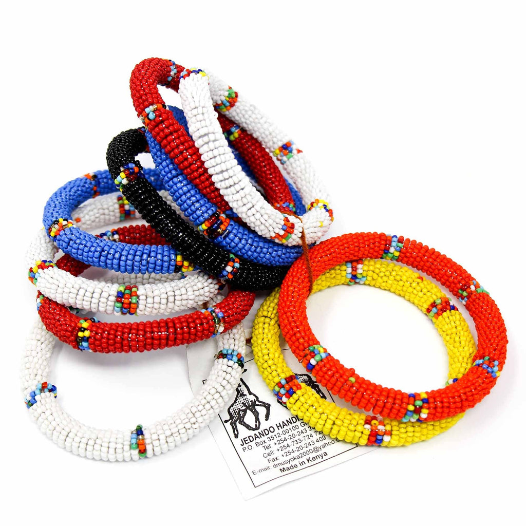 Maasai bead bangles - Welljourn