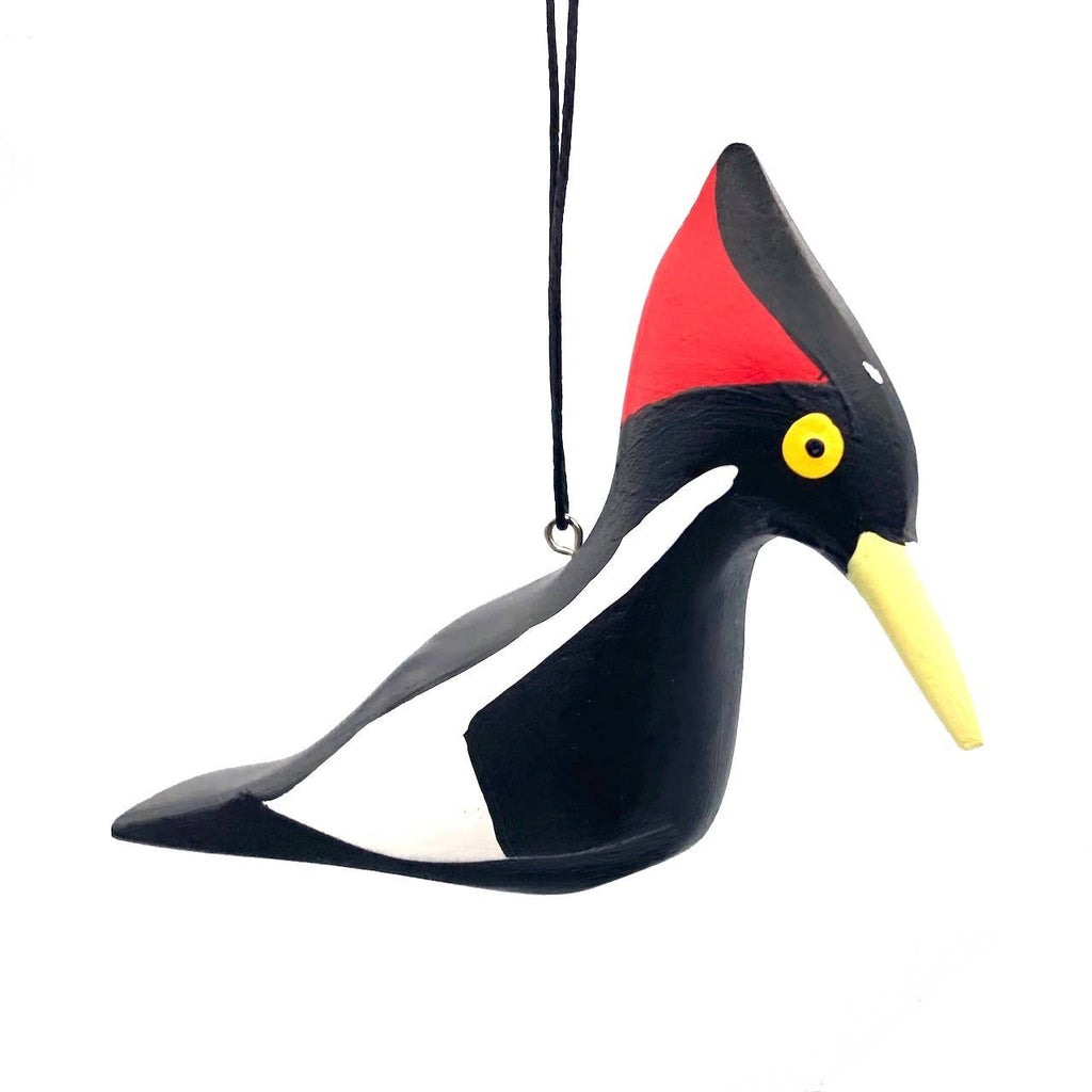 Ivory-billed Woodpecker Balsa Ornament - Welljourn