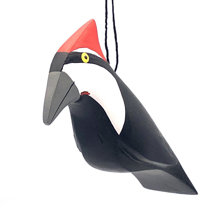 Pileated Woodpecker | Balsa Wood Ornament | Fair Trade - Welljourn