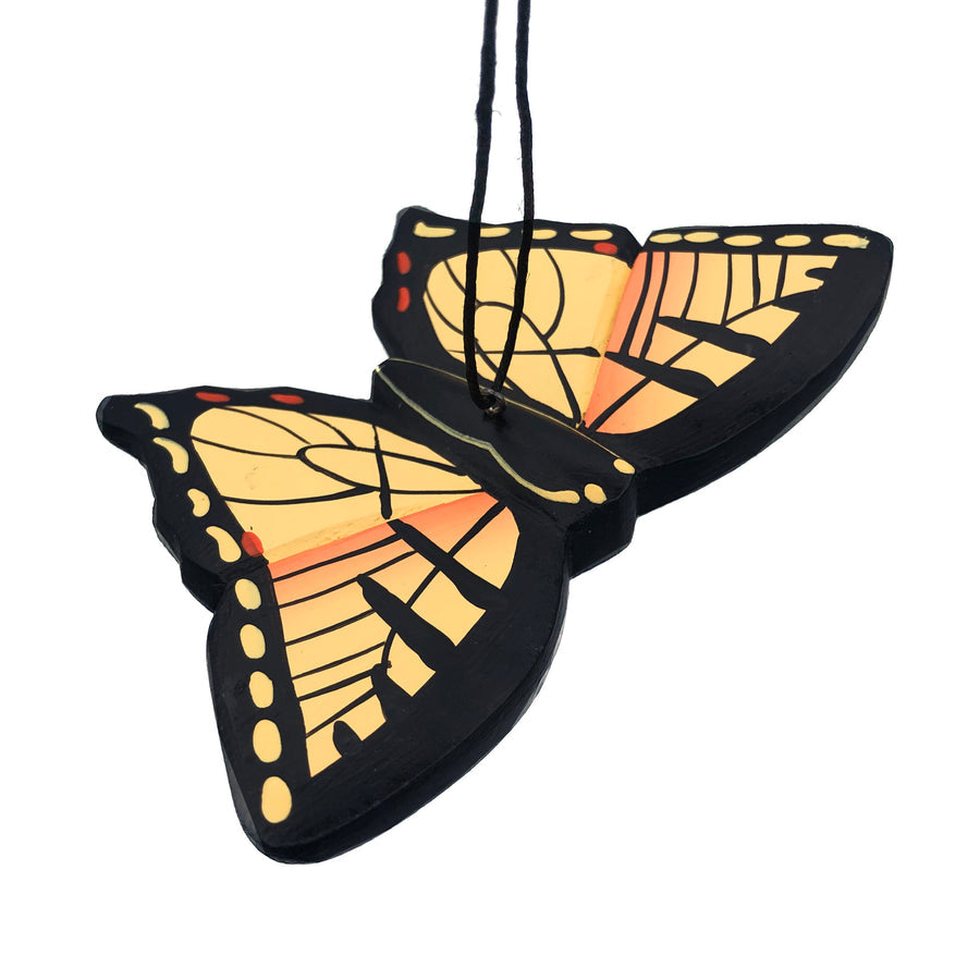 Tiger Swallowtail Butterfly| Balsa Wood Ornament | Fair Trade - Welljourn