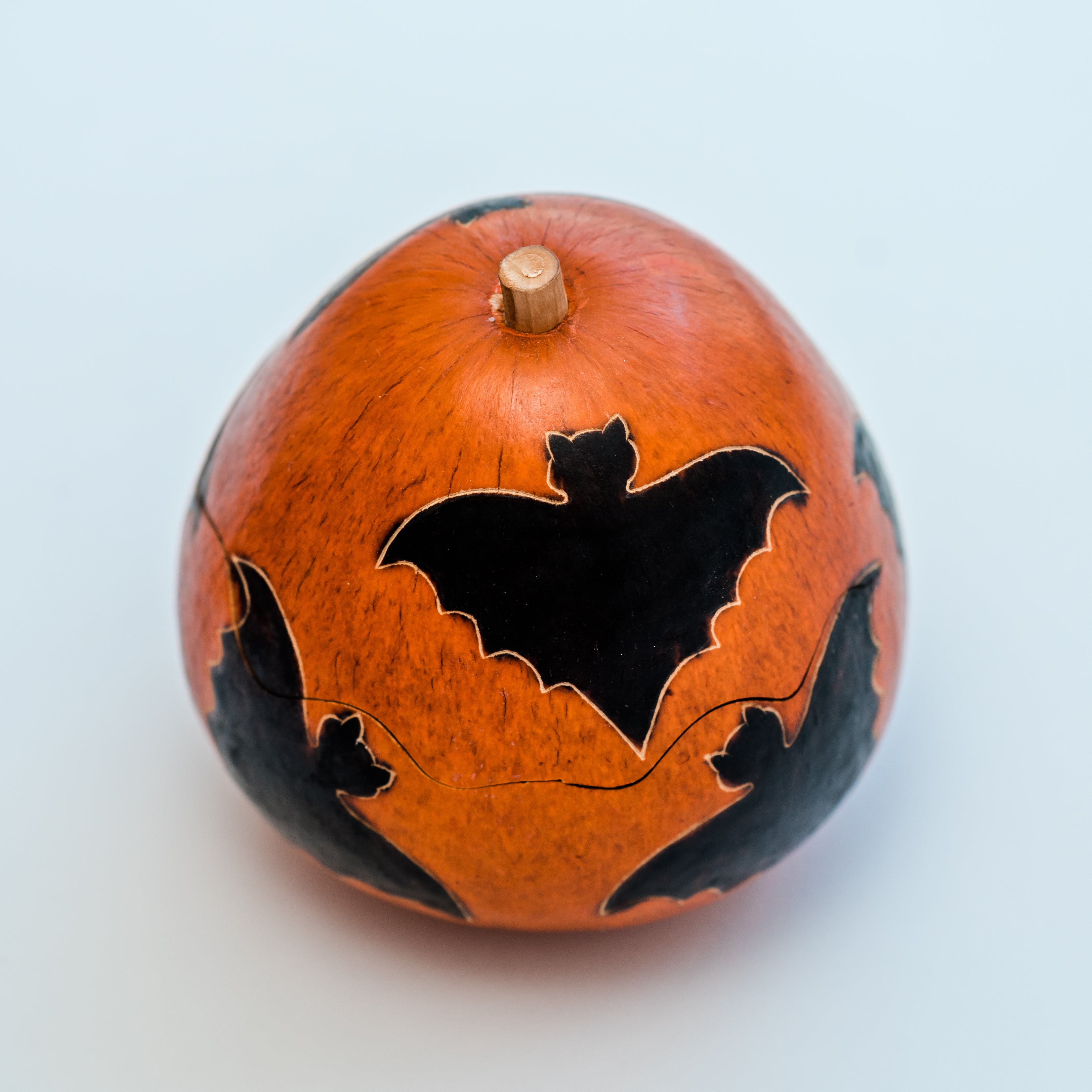 Halloween Colorful Pumpkin Bat Print Large Capacity Insulated