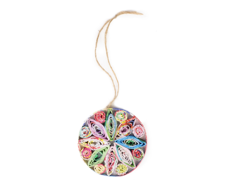 Snowflake Ornament | Made from Recycled Paper - Welljourn