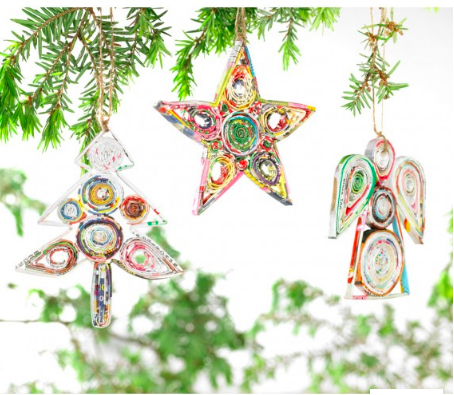Angel Ornament | Made from Recycled Paper - Welljourn