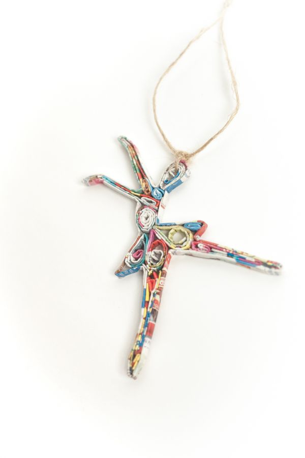 Ballerina Ornament| Made from Recycled Paper - Welljourn