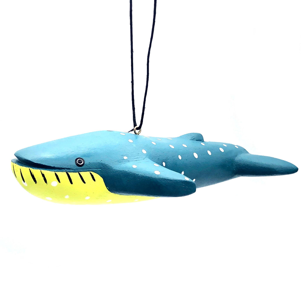 Blue Whale Balsa Ornament - Welljourn