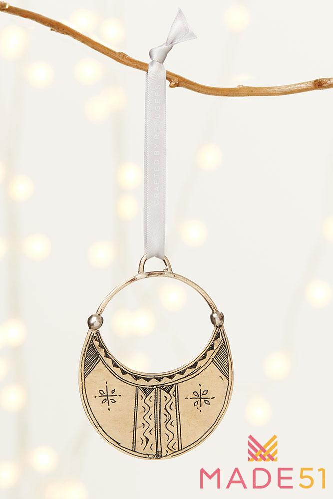 Desert Moon Ornament | Made51 Refuees Collection - Welljourn