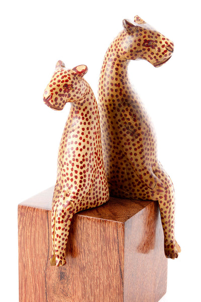 Kenyan Jacaranda Ledge Lounger Leopards (2 sizes) – Welljourn
