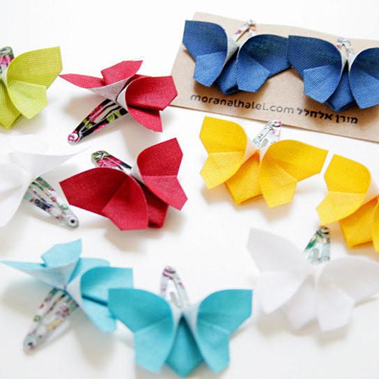 Butterfly Hair Clips - Assorted Colors - Welljourn