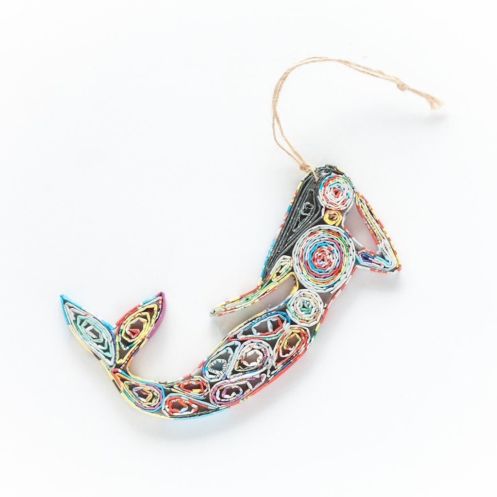 Mermaid Ornament | Made from Recycled Paper - Welljourn